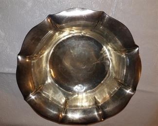 Large sterling silver bowl