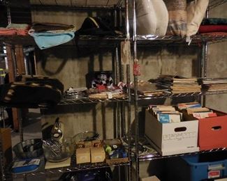 Kitchen misc.; large quantity music books and sheet music