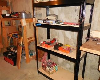 Misc.; shelving unit