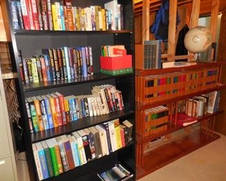 Books; bookshelves
