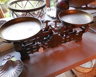 Antique balance scales