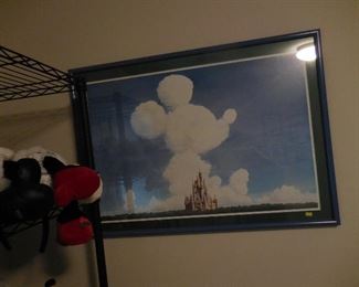 Mickey Mouse Disneyland framed print