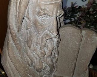 ART, MOSES AND 10 COMMANDMENTS. RELIGIOUS ART
