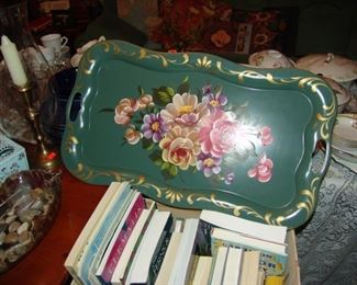 Smaller Towle painted tray