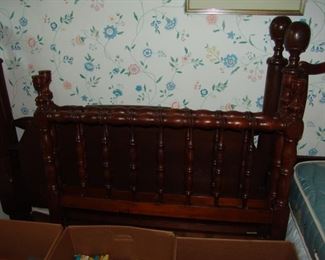 Spindle twin bed