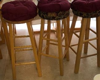 Solid wood stools