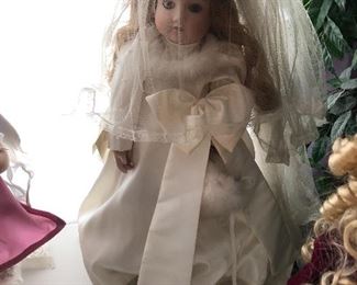 Look at this beautiful wedding doll.