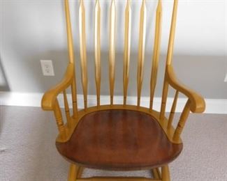 Painted Cherry Rocking Chair  - 22"W x 19.5" Seat