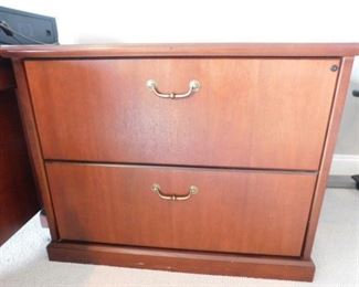 Two drawer lateral file credenza - 36"W x 24"D x 28.5"H