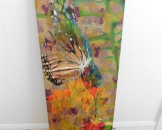 Hummingbird print on canvas