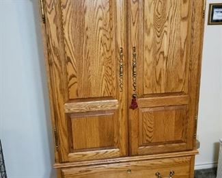 Outside of the armoire