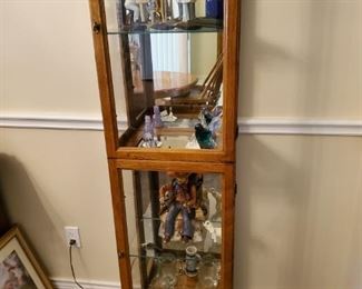Lighted Curio Cabinet with...wait for it...Curios