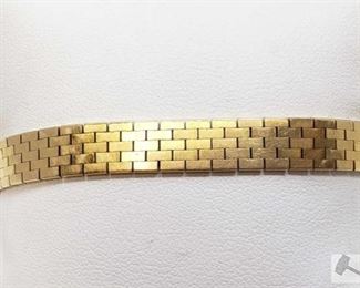 865: 	
14k Gold Bracelet, 18.5g
Weighs approx 18.5g, measures approx 7.5"
OS19-017630.19 3/3