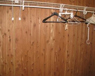 More of the cedar closet