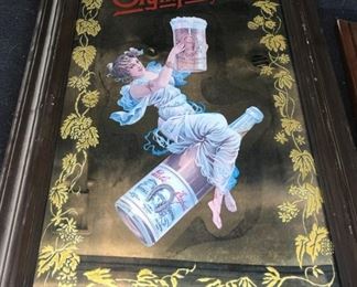 Vintage Olympia Beer Mirror