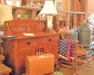 Mission Style Sideboard, not old, but still a wonderful piece of furniture in great condition.