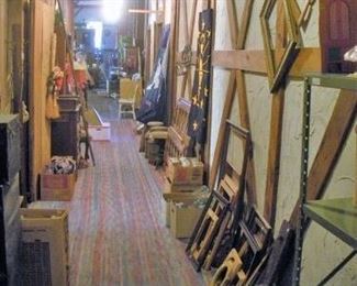 Attic is finally cleaned out....this shows only a small portion brought down looking for a new home.  