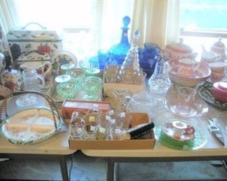 Red Willow Ware, Depression Glass, Shirley Temple Commemorative Glassware and much more.