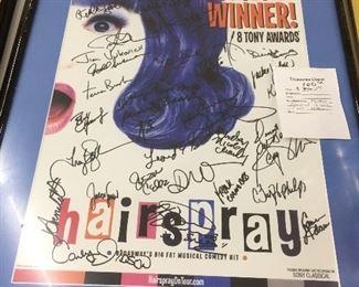 Autograph signed hairspray poster original 75dollars