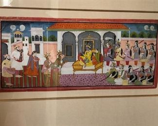 Gouache on paper illustration to the Ramayana, Mandi/circa 1830