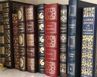 Easton Press Collector's Edition leather bound books