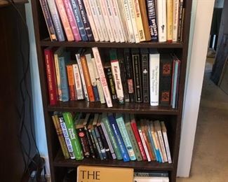 More books and bookcase