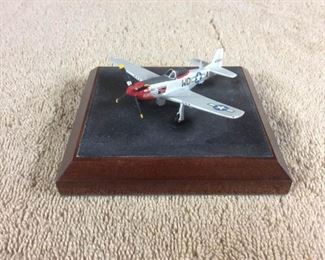 0012  Diverse Images Pewter Airplane Collection  P51D Mustang