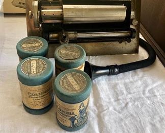 Antique Graphophone w/cylinders