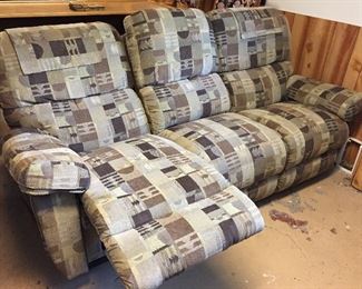 Like new couch with recliners