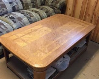 oak coffee table