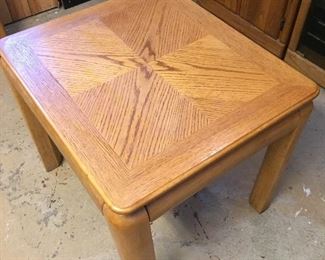oak end table