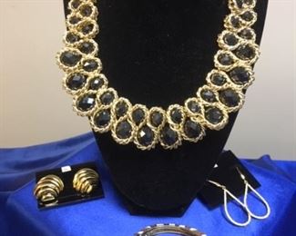A full assortment of necklaces, bracelets and earrings