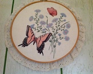 Butterfly wall hanging