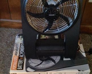 Electric or battery operated fan