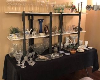 Glassware, Crystal, Milk Glass