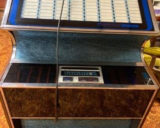 Rock-Ola jukebox--just restored and fully loaded with classic 45's