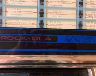 Rock-Ola jukebox--just restored and fully loaded with classic 45's