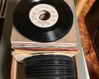 Rock-Ola jukebox--just restored and fully loaded with classic 45's