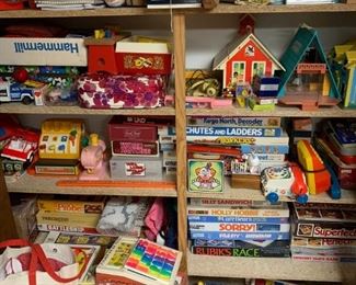 vintage toys and games, fisher price