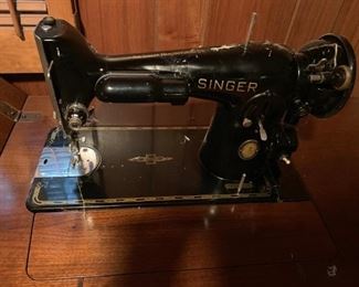 antique Singer sewing machine