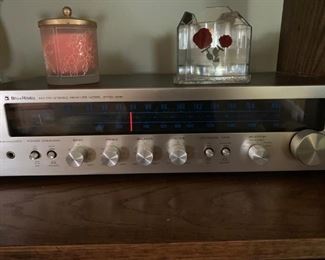 Bell and Howell stereo system--record player, speakers, 8 track, tuner