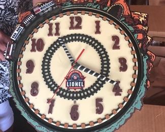 Lionel Train Clock