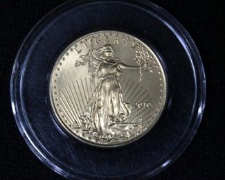 2010 Half (.5) Ounce Gold American Eagle Coin