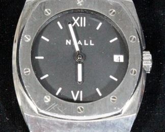 Niall One.3 Raw Stainless One.3 All Stainless Steel Timepiece / Watch With 65 Hour Power Reserve Eterna 3903a Movement