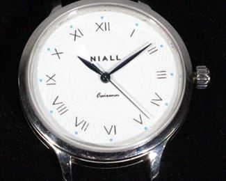 Niall Cairenn-Stainless Roman 36mm Ladies Timepiece / Watch, Quartz Powered With Roman Numeral Markers