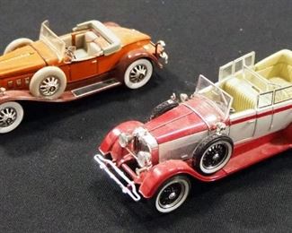 Diecast Cars Includes 1930 Packard, 1905 Ford Delivery, 1941 Chevy And More, Various Scales, Total Qty 11
