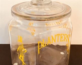 1936 Store Display Large Planters Peanuts Jar
