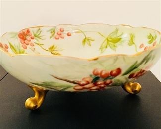 Antique AK France Footed Bowl