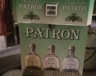 Patron tequila dispenser