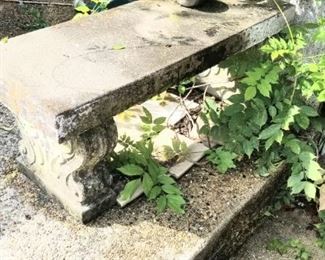Concrete benches